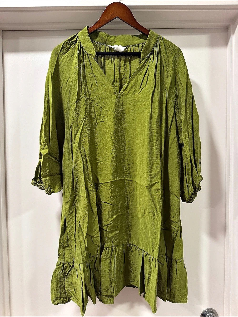 H&M Green Mini Dress Size Large